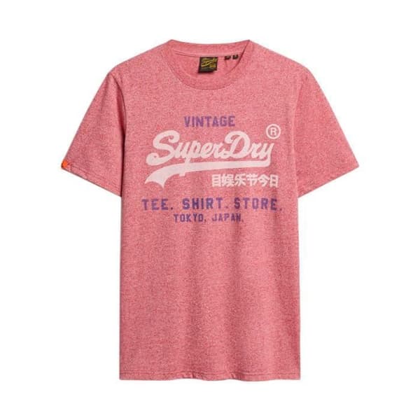 T-shirt Superdry Classic Relaxed Tee - Mid-Rouge Grit
