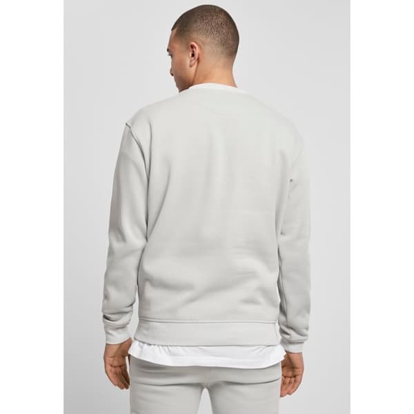 Sweatshirt - URBAN CLASSICS - Crewneck - Ljusgrå - Långa ärmar - Unisex