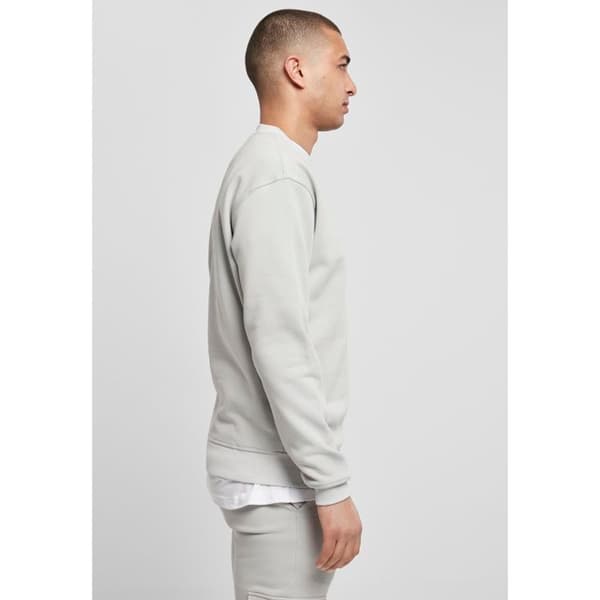 Sweatshirt - URBAN CLASSICS - Crewneck - Ljusgrå - Långa ärmar - Unisex