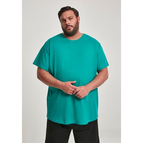 T-shirt - Urban Classic - Formad Lång - 100% bomull - Korta ärmar - Flashrosa