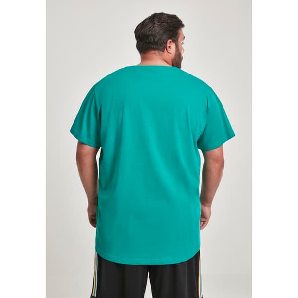 T-shirt - Urban Classic - Formad Lång - 100% bomull - Korta ärmar - Flashrosa