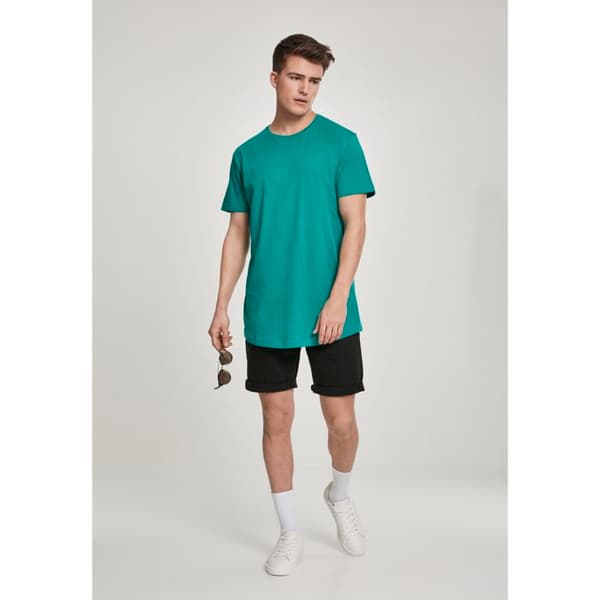 T-shirt - Urban Classic - Formad Lång - 100% bomull - Korta ärmar - Flashrosa