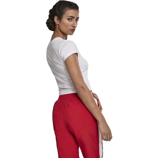 Urban Classics t-shirt i kort stretchig jersey för kvinnor