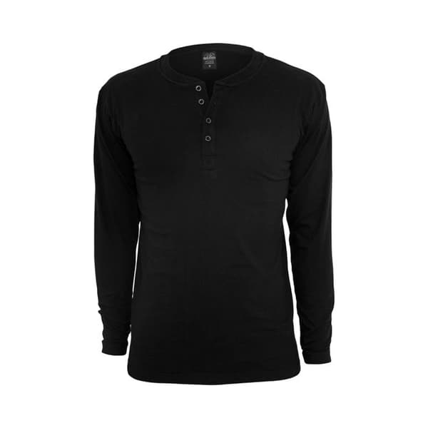 Urban Klassisk basic henley t-shirt