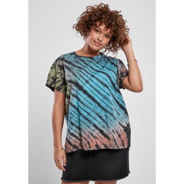 T-shirt dam - Urban Classic - Boyfriend - Multikolor - 100% bomull - Kortärmad