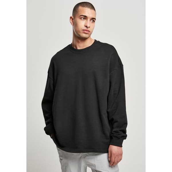 Sweatshirt med rund hals Urban Classics ekologisk oversized boxy