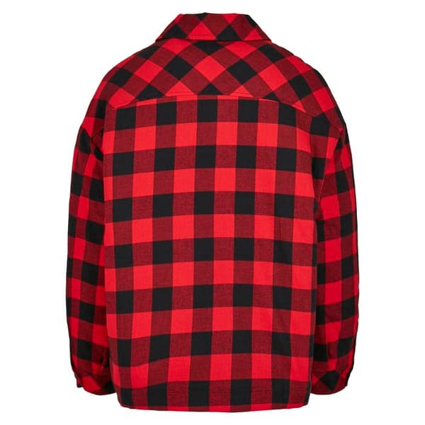 Skjorta med snörning för kvinnor i flannel Urban Classics