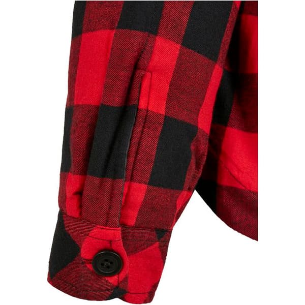 Skjorta med snörning för kvinnor i flannel Urban Classics