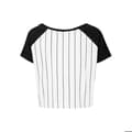 Miniatyrbild 5 av 6: T-shirt dam - Urban Classic - Baseball - Vit/Svart - Åtsittande - Kortärmad