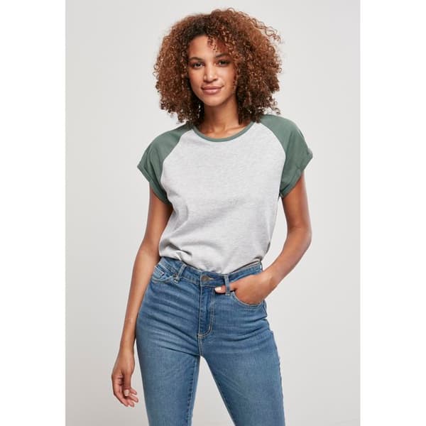 T-shirt dam Urban Classics kontrast raglan