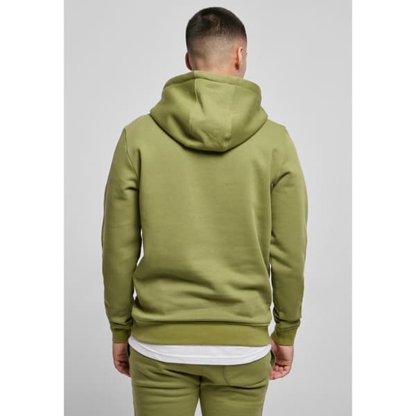 Hoodie - Urban Classics - Basic - Ekologisk bomull - Känguruficka - Olivgrön