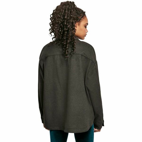 Surchemise - Urban Classics - Klassisk - Mörkbrun - Långa ärmar - Oversize