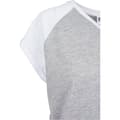 Miniatyrbild 4 av 4: T-shirt dam - Urban Classic - Raglan - Grå/Vit - Korta ärmar - Oversize