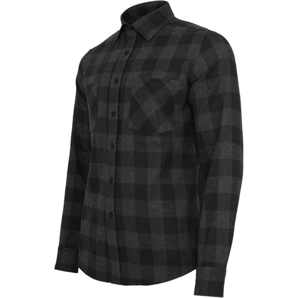 Skjorta - Urban Classic - Flanell - Svart/Brun - Vuxen - 100% Bomull