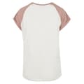 Miniatyrbild 4 av 4: T-shirt dam - Urban Classics - Kontrast Raglan - 100% bomull - Korta ärmar - Stora storlekar