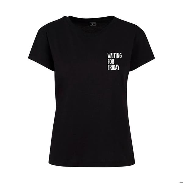 Dam t-shirt Mister Tee väntar på fredagslåda