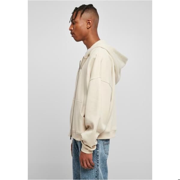 Huvtröja - Urban Classics - 90-tal - Beige - Långa ärmar - Känguruficka