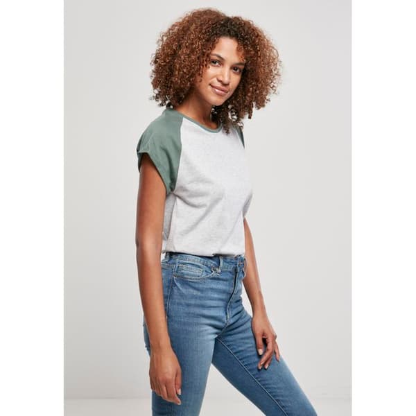 T-shirt dam Urban Classics kontrast raglan