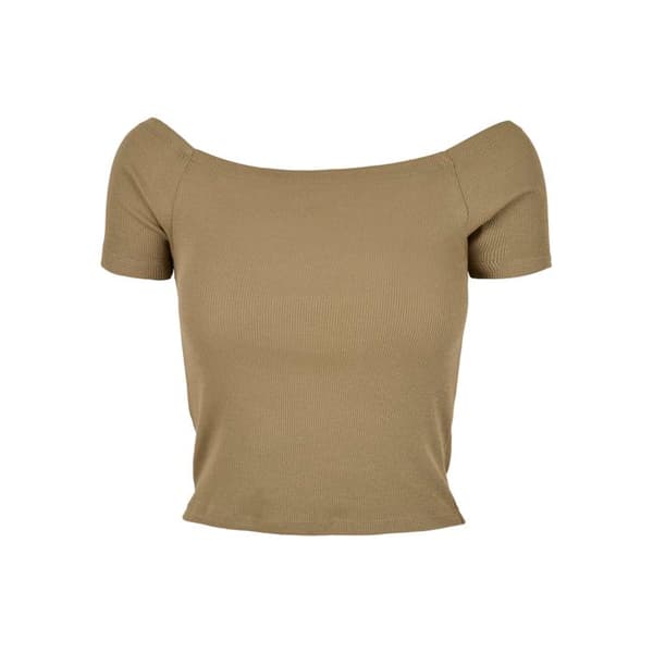 T-shirt dam Urban Classics med bar axel (Stora storlekar)