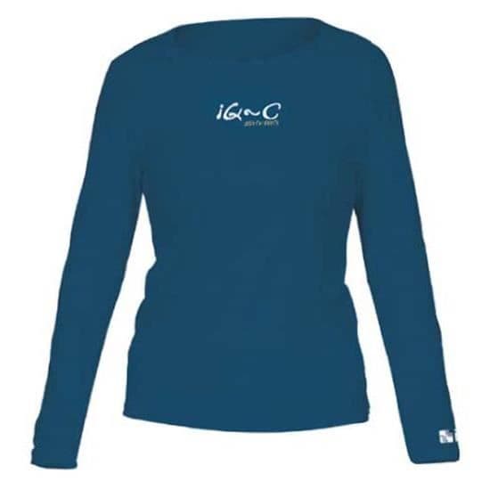 UV-skyddströja dam Iq-company Uv 300 Shirt Loose Fit Ls - Blå - Multisport
