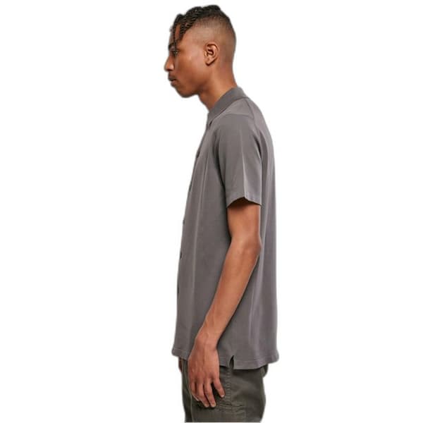 Stickad t-shirt - Urban Classics - Klassisk modell - 100% Nylon - Färg grå - Regular fit