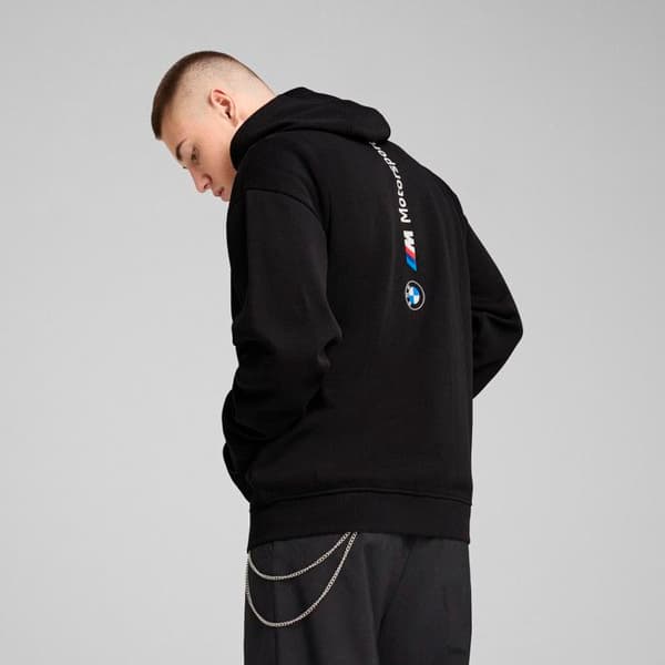 Sweatshirt med dragkedja och huva Puma BMW MMS Essentials+ Fleece