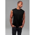 Miniatyrbild 5 av 6: T-shirt - URBAN CLASSICS - Öppen Kant - Ärmlös - Grå - 100% bomull