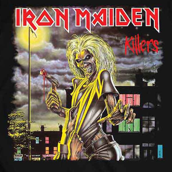 Iron Maiden Killers Album Track List T Shirt