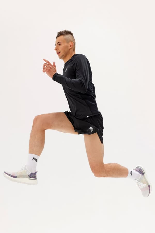 Herre ULTRA DRY LS løbe-T-shirt