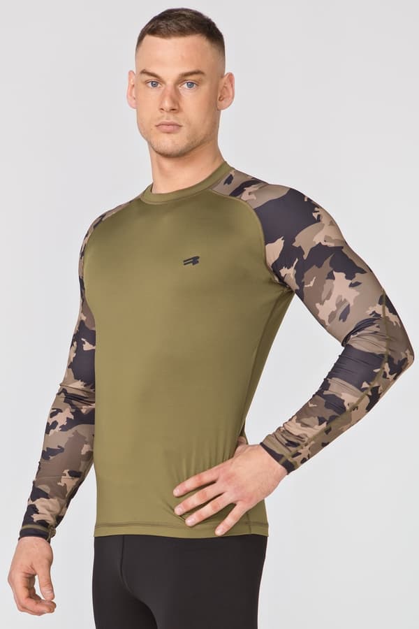 Herr Termoaktiv T-shirt FURIOUS ARMY LS