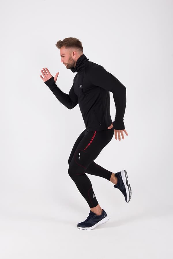 Herre-sweatshirt med rullekrave ADAPT