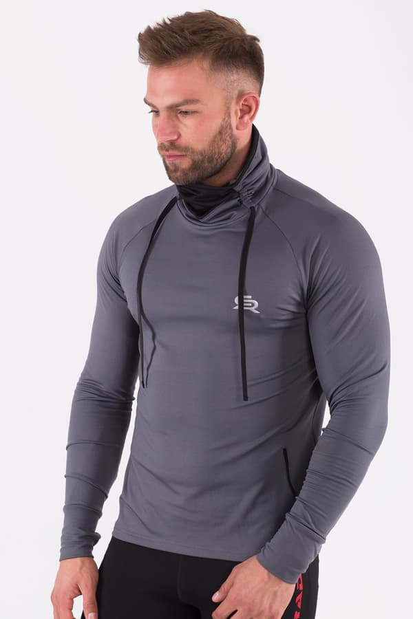 Herre-sweatshirt med rullekrave ADAPT