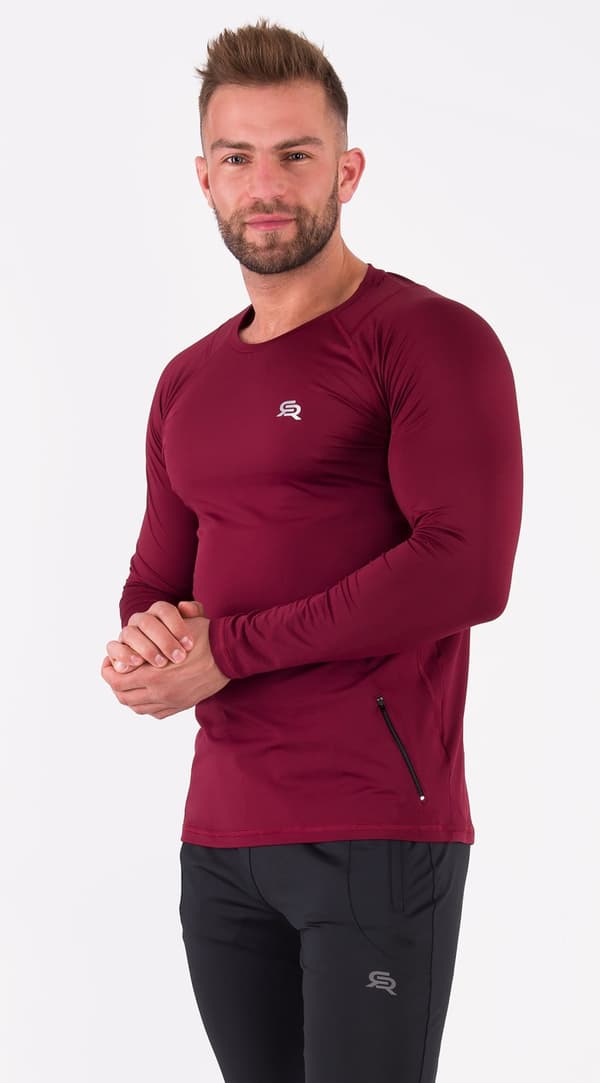 Herre T-shirt VITAL ZIP LS