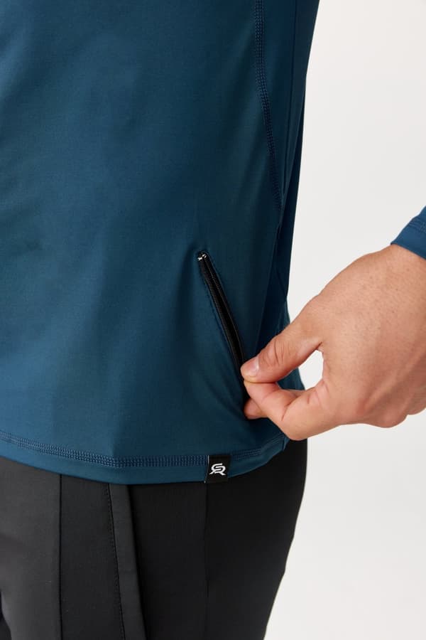 Herre T-shirt VITAL ZIP LS
