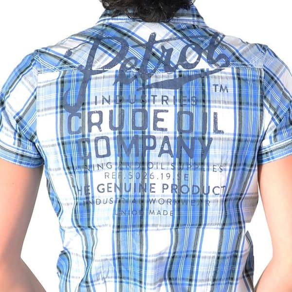 Chemise Petrol Industries B-SS16-SIS408 - Blå