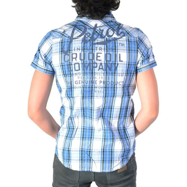 Chemise Petrol Industries B-SS16-SIS408 - Blå
