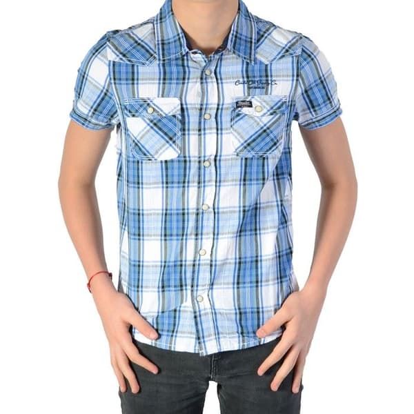 Chemise Petrol Industries B-SS16-SIS408 - Blå