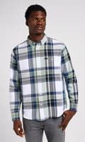 Pikkukuva 3 / 7: Lee RIVETED SHIRT Intuition LOOSE CHECKED PAITA ORGANIIKKAA PUUVILLAA L