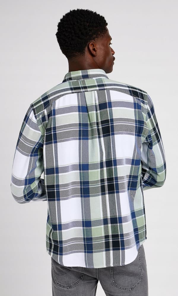 Lee RIVETED SHIRT Intuition LOOSE CHECKED PAITA ORGANIIKKAA PUUVILLAA L