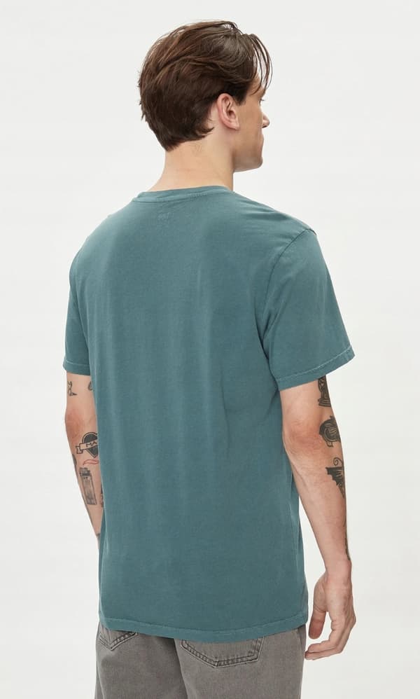 Lee WOBBLY TEE Evergreen GRÖN T-SHIRT BOMULL NORMAL L
