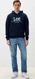 Pikkukuva 5 / 8: Lee LOGO HUPPARI Emperor Navy TUMMANSININEN HUPPARI M