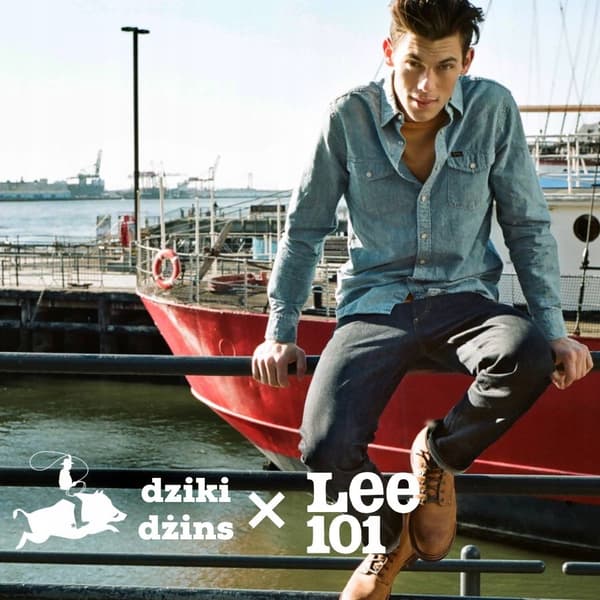 Lee 101 CAMP SHIRT PREMIUM LÖS KORTÄRMAD JEANSSKJORTA L