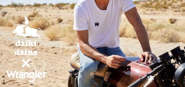 Wrangler AMERICANA T-SHIRT MØRKEBLÅ T-SHIRT MED BOMULD, PRINT XXL