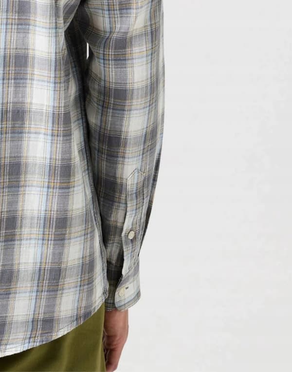 Wrangler SKJORTA MED 1 FICKOR Grå RUTIGT SKJORTA I BOMULL XL