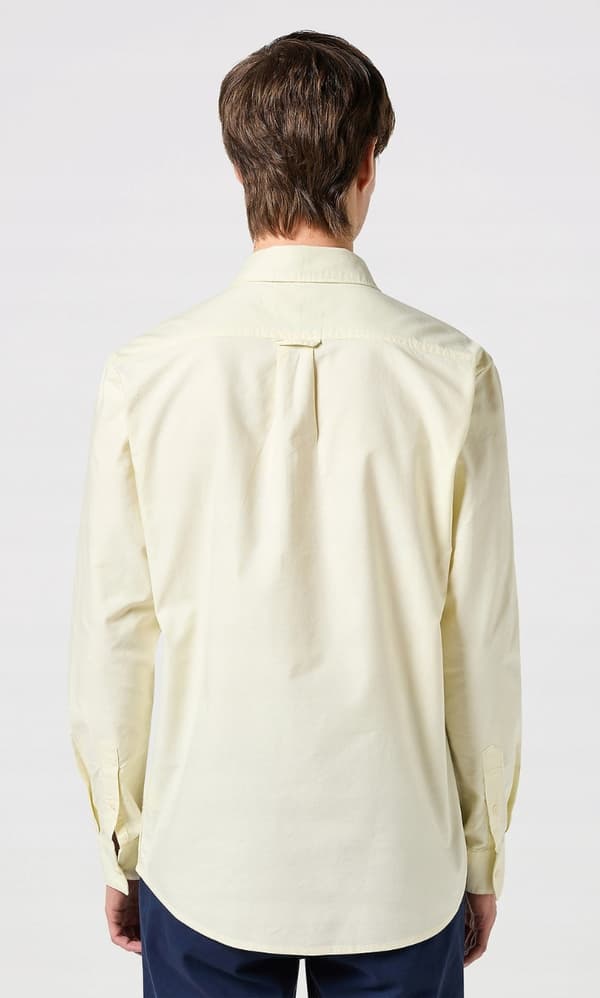 Wrangler OXFORD SKJORTE Gul Oxford BOMULD GUL SKJORTE NORMAL XL
