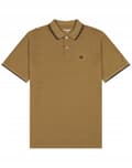 Miniatyrbillede 8 af 8: Wrangler POLOSHIRT Dijon BRUN BOMULDSPOLOSHIRT LOGO NORMAL M