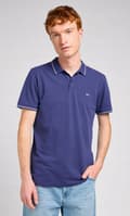 Pikkukuva 3 / 7: Lee PIQUE POLO Medieval Blue NAVY BLUE LOGO POLO COTTON REGULAR FIT M