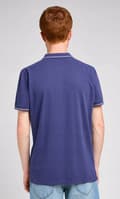 Pikkukuva 4 / 7: Lee PIQUE POLO Medieval Blue NAVY BLUE LOGO POLO COTTON REGULAR FIT M