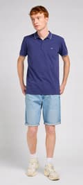 Pikkukuva 5 / 7: Lee PIQUE POLO Medieval Blue NAVY BLUE LOGO POLO COTTON REGULAR FIT M
