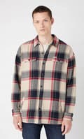 Pikkukuva 3 / 6: Wrangler PÄÄLLISTAKKI Musta VÄRSÄ PAKSU PAITO KEVYT RUUTUTAKKI XL